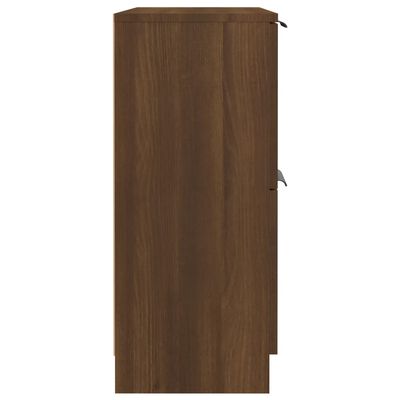 vidaXL Příborník hnědý dub 60 x 30 x 70 cm kompozitní dřevo