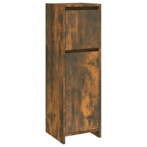 vidaXL Koupelnov&aacute; skř&iacute;ňka kouřov&yacute; dub 30 x 30 x 95 cm kompozitn&iacute; dřevo
