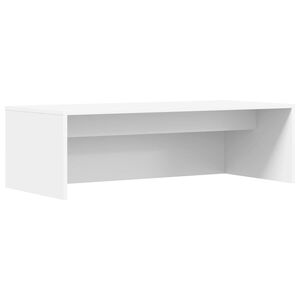 vidaXL N&aacute;stěnn&yacute; stolek B&iacute;l&aacute; Kompozitn&iacute; dřevo 100 x 45 x 30 cm
