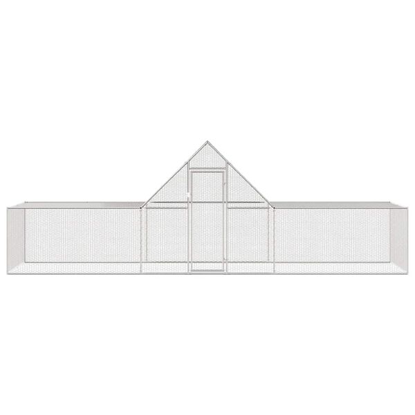 vidaXL Klec pro kuřata 6 x 2 x 2 m pozinkovan&aacute; ocel