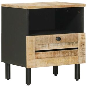 vidaXL Nočn&iacute; stolek Př&iacute;rodn&iacute; 40 x 33 x 46 cm Masivn&iacute; mangov&eacute; dřevo