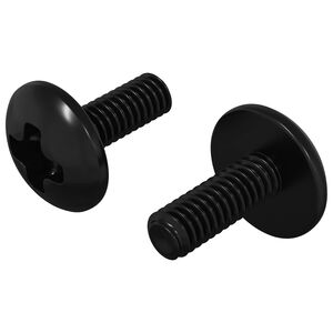 vidaXL &Scaron;rouby s pouzdrem 2 pcs Čern&aacute; M4 x 10 mm Ocel