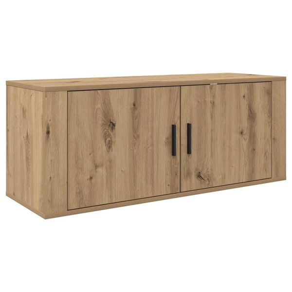 vidaXL N&aacute;stěnn&yacute; TV kabinet N&aacute;stěnn&yacute; Artisanov&yacute; dub 100 x 34,5 x 40 cm