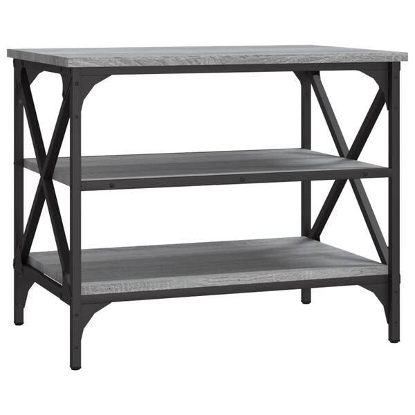 vidaXL TV skř&iacute;ňka &scaron;ed&aacute; sonoma 60 x 40 x 50 cm kompozitn&iacute; dřevo