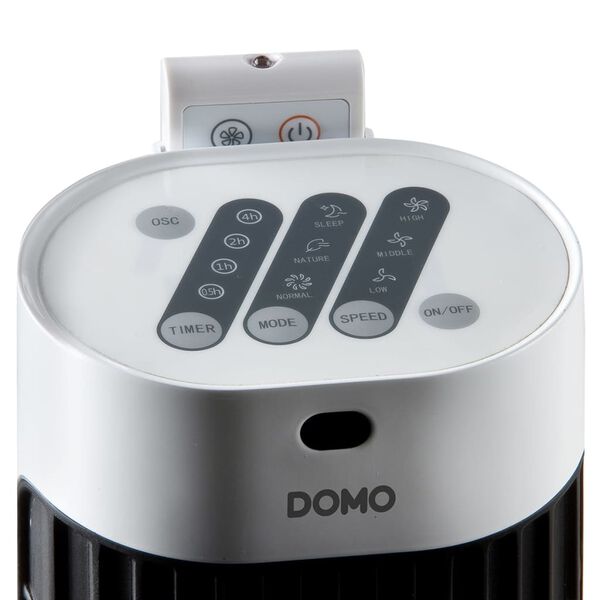 DOMO Věžov&yacute; ventil&aacute;tor 77 cm 45 W, černo-b&iacute;l&yacute; DO8126