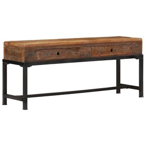 vidaXL TV skř&iacute;ňka 110 x 30 x 46 cm masivn&iacute; recyklovan&eacute; dřevo