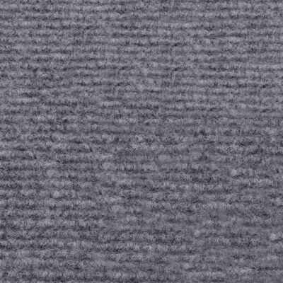 vidaXL Výstavářský koberec vroubkovaný 1,2 x 20 m šedý