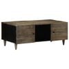 vidaXL Coffee Table světle &scaron;ed&aacute; 100x54x40cm masivn&iacute; mangovn&iacute;kov&eacute; dřevo