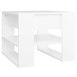 vidaXL Konferenčn&iacute; stolek b&iacute;l&yacute; 55,5 x 55 x 45 cm kompozitn&iacute; dřevo