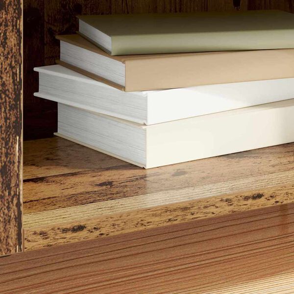 vidaXL Skř&iacute;ň na gramofonov&eacute; desky Star&eacute; dřevo 121 x 38 x 48 cm