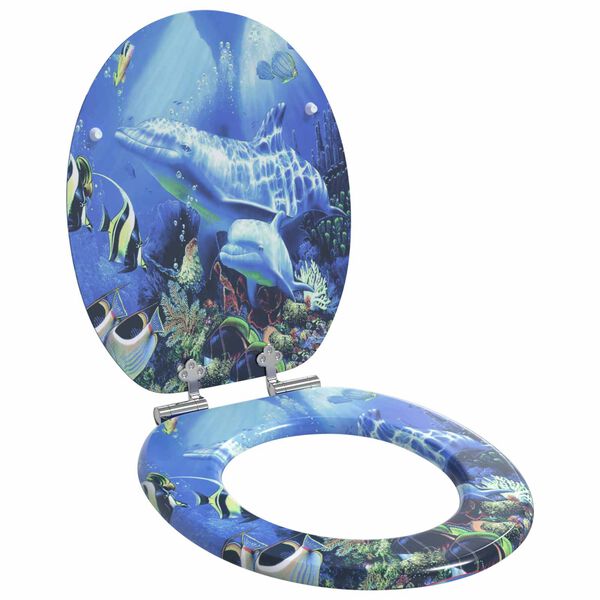 vidaXL Toaletn&iacute; sed&aacute;tko s tlumen&yacute;m zav&iacute;r&aacute;n&iacute;m Modr&aacute; 44 x 38 cm