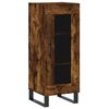 vidaXL Skř&iacute;ň highboard kouřov&yacute; dub 34,5 x 34 x 180 cm kompozitn&iacute; dřevo