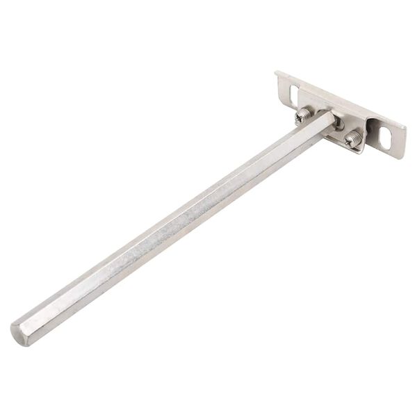 vidaXL Plovouc&iacute; police drž&aacute;ky 12ks neviditeln&eacute; &Oslash;12x200mm uhl&iacute;kov&aacute; ocel