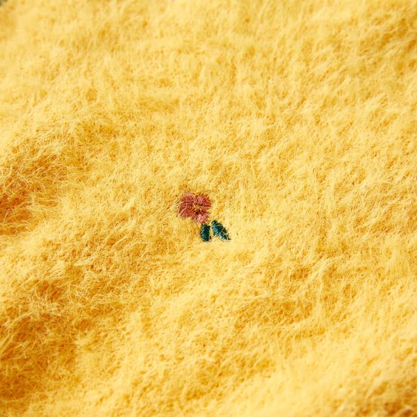 Dětský svetr pletený okrový 116