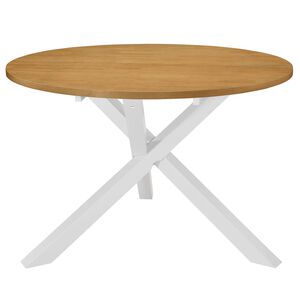 vidaXL J&iacute;deln&iacute; stůl b&iacute;l&yacute; 120 x 75 cm MDF