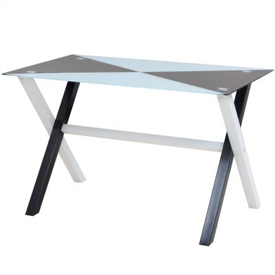 vidaXL Sedmidílný jídelní set: stůl a židle z umělé kůže