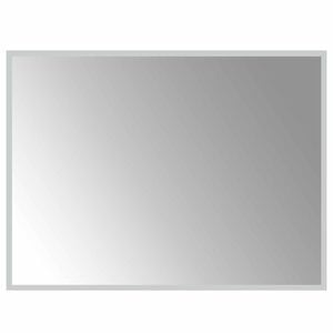 vidaXL LED koupelnov&eacute; zrcadlo Transparentn&iacute; 80 x 60 cm tvrzen&eacute; sklo