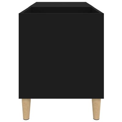 vidaXL Skříňka na LP desky černá 84,5 x 38 x 48 cm kompozitní dřevo