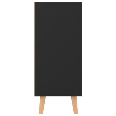 vidaXL Příborník černý 90 x 30 x 72 cm kompozitní dřevo