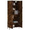 vidaXL Skř&iacute;ň highboard kouřov&yacute; dub 69,5 x 34 x 180 cm kompozitn&iacute; dřevo