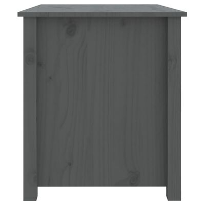 vidaXL Konferenční stolek šedý 71 x 49 x 55 cm masivní borové dřevo