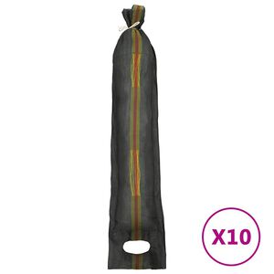 vidaXL Pytle na p&iacute;sek 10 ks tmavě zelen&eacute; 103 x 25 cm HDPE