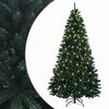 vidaXL Uměl&yacute; Skl&aacute;dac&iacute; V&aacute;nočn&iacute; Strom 210 cm 300 LED Tepl&aacute; b&iacute;l&aacute;