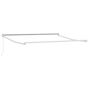 vidaXL Sklopn&yacute; r&aacute;m mark&yacute;zy B&iacute;l&yacute; 300 x 250 cm Hlin&iacute;k