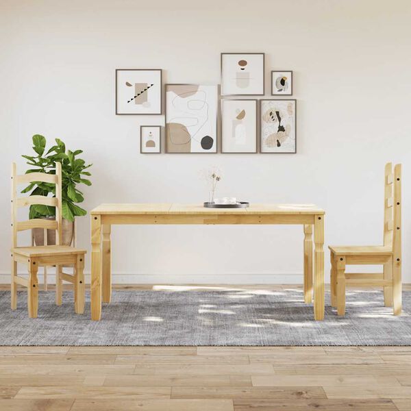 vidaXL J&iacute;deln&iacute; set 3 kusů "Panama" Borovicov&yacute; masiv