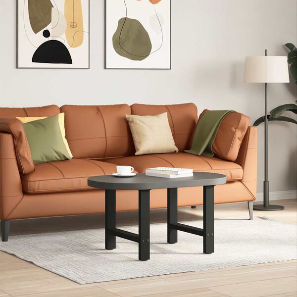 vidaXL Nohy konferenčn&iacute;ho stolku čern&eacute; 2 ks 60 x (42-43) cm ocelov&eacute;