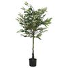 vidaXL Uměl&yacute; strom Ficus 480 listů 130 cm zelen&yacute;