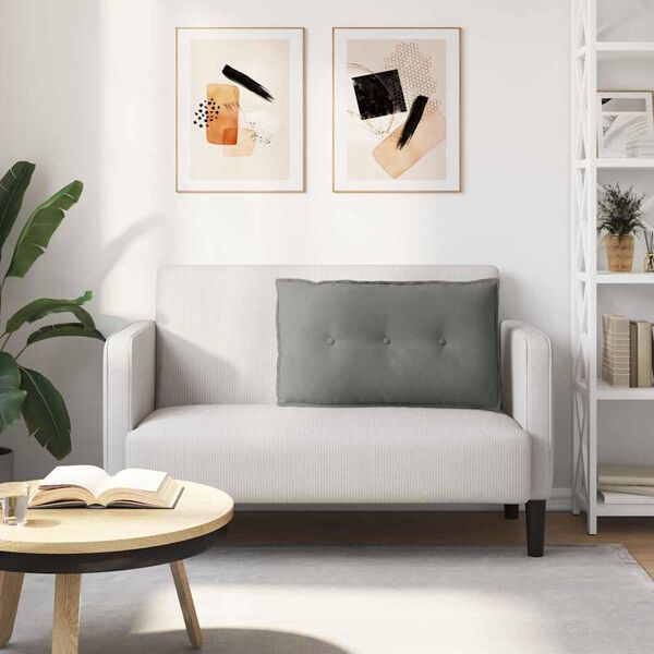 vidaXL Pol&scaron;t&aacute;ř na z&aacute;da Tmavě &scaron;ed&aacute; 80 x 50 cm Mikrovl&aacute;kno