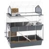 Ferplast Klec pro kr&aacute;l&iacute;ky Barn 100 Double 95 x 57 x 121 cm &scaron;ed&aacute;