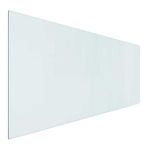 vidaXL Skleněn&aacute; deska k krbu Transparentn&iacute; 120 x 50 cm Sklo