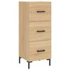 vidaXL Skř&iacute;ň highboard dub sonoma 34,5 x 34 x 180 cm kompozitn&iacute; dřevo
