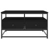 vidaXL Konferenční stolek černý 80 x 80 x 45 cm kompozitní dřevo