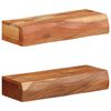 vidaXL N&aacute;stěnn&eacute; police 2 ks 40x17x8 cm masivn&iacute; dřevo ak&aacute;cie