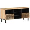 vidaXL TV skř&iacute;ňka 100 x 33 x 46 cm masivn&iacute; mangovn&iacute;kov&eacute; dřevo