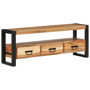 vidaXL TV skř&iacute;ňka 120 x 30 x 45 cm masivn&iacute; ak&aacute;ciov&eacute; dřevo