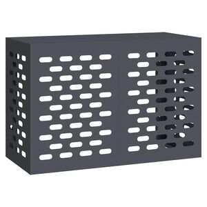 vidaXL Ochrana klimatizace Antracit 90 x 40 x 60 cm Ocel