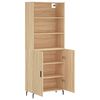 vidaXL Skř&iacute;ň highboard dub sonoma 69,5 x 34 x 180 cm kompozitn&iacute; dřevo