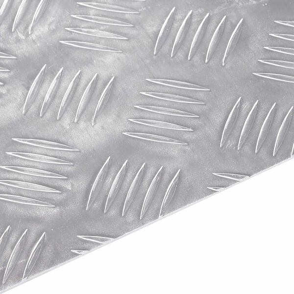 vidaXL Schodov&eacute; n&aacute;&scaron;lapy Obd&eacute;ln&iacute;kov&yacute; 2 pcs Stř&iacute;brn&aacute; 40 x 30 cm Hlin&iacute;k