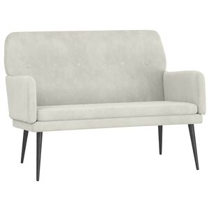 vidaXL Lavice kr&eacute;mov&aacute; 108 x 79 x 79 cm samet