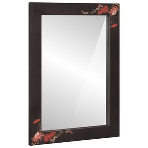vidaXL Zrcadlo N&aacute;stěnn&yacute; se zrcadlem V&iacute;cebarevn&yacute; 70 x 50 x 3 cm Sklo