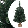 vidaXL Uměl&yacute; v&aacute;nočn&iacute; stromek se stojanem zelen&yacute; 90 cm PVC