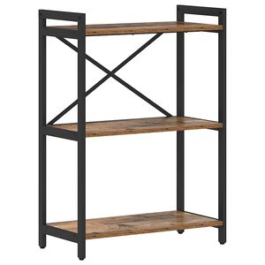 vidaXL Knihovna 60 x 30 x 85 cm Kompozitn&iacute; dřevo Star&eacute; dřevo