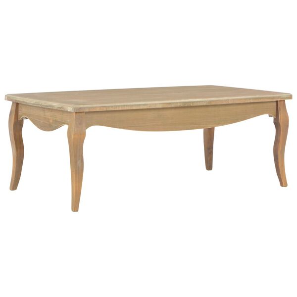 280004 vidaXL Coffee Table 110x60x40 cm Solid Pine Wood