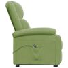 vidaXL Zvedac&iacute; křeslo světle zelen&eacute; samet