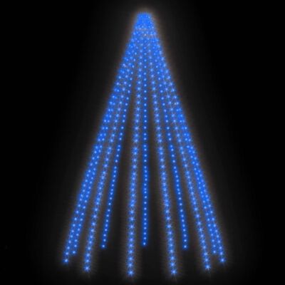 vidaXL Světýlka na stromeček 500 modrých LED 500 cm dovnitř i ven