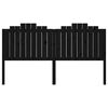 vidaXL Čelo postele čern&eacute; 186 x 4 x 110 cm masivn&iacute; borovice